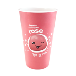 Verre haribo / gobelet dragibus team rose