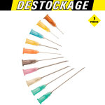 Aiguilles hypodermiques 13 mm x 4 / 10 - 27g 1 / 2 grise