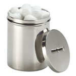 Boite coton inox Boite coton inox