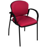 Chaise d'accueil et visiteurs accoudoirs gamme roisel