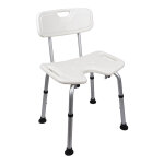 Chaise de douche oceane avec poignees