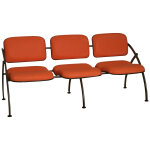 Chauffeuse 3 places laquee kayel pour salle d'attente