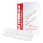 Draps d'examen blanc grande largeur 60 cm Draps d'examen blanc grande largeur 60 cm