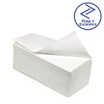 Essuie - mains blanc micro gaufré pliage v Essuie - mains blanc micro gaufré pliage v
