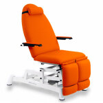 Fauteuil de podologie avec deux moteurs