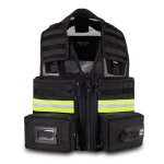 Gilet d'intervention medical noir Gilet d'intervention medical noir