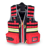 Gilet d'intervention medical rouge Gilet d'intervention medical rouge