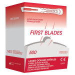 Lames de gouges strile first blade boite distributrice de 500