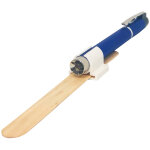 Lampe stylo led plus porte abaisse langue bleu