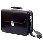 Malette cuir et bretelles docteur noir