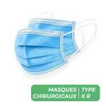 Masques chirurgicaux type ii r - boite de 50