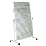 Miroir transportable et basculant quadrill�