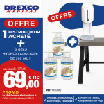 Pack distributeur gel electronique sans contact - 3 en 1 Pack distributeur gel electronique sans contact - 3 en 1
