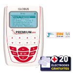 Pack electrostimulateur premium 400 globus + 20 lectrodes offertes