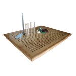 Pack plateau canadien en bois + 1 paire de musclets gratuite