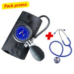 Pack tensiometre manopoire adulte + 1 stthoscope double pavillon