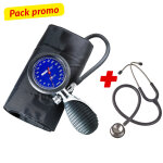 Pack tensiometre manopoire adulte + 1 stthoscope double pavillon