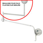 Rehausse pour faux plafond sur mesure