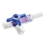 Robinet 3 voies perfusion discofix bleu voie veineuse Robinet 3 voies perfusion discofix bleu voie veineuse