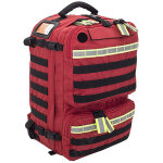Sac a dos d'urgence rouge - ampouliers - pochette paramed