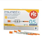 Seringues d'insuline 0, 5 ml et 1 ml pic Seringues d'insuline 0, 5 ml et 1 ml pic