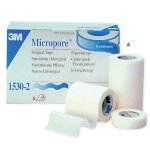 Sparadrap en rouleau micropore 1, 25cm blanc 3m