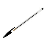 Stylo  bille bic cristal noir - boite de 20