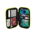 Trousse de secours 2 personnes jaune fluo