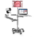 Vid�o colposcope c6a + pied + bras articule + plateau