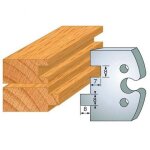 2 fers profil�s acier - hauteur 50 mm n�202 - rainure - languette 8 mm leman