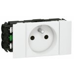 4 prises de courant spéciale goulotte à clippage direct - 2 modules - blanc - mosaic legrand 4 prises de courant spéciale goulotte à clippage direct - 2 modules - blanc - mosaic legrand