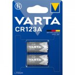 2 x pile pour appareils photo et appareils lectroniques - cr123a 3v varta