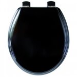 Abattant wc double - tradition - noir olfa