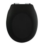 Abattant wc - thermo dur - avec frein de chute - neela - noir mat spirella Abattant wc - thermo dur - avec frein de chute - neela - noir mat spirella