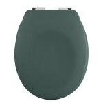 Abattant wc - thermo dur - avec frein de chute - neela - vert fonc� mat spirella