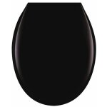 Abattant wc - thermodur - noir - rd'2 inox tissot pro
