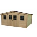 Abri de jardin 28 mm balta 12, 65 m2 + montage habrita