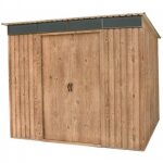Abri de jardin métal imitation bois skylight - 4, 84m² - kit ancrage inclus duramax Abri de jardin métal imitation bois skylight - 4, 84m² - kit ancrage inclus duramax