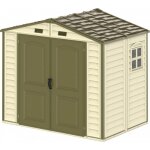Abri de jardin pvc woodstyle + kit de fondation et kit 1 fenêtre - 4, 13 m² duramax Abri de jardin pvc woodstyle + kit de fondation et kit 1 fenêtre - 4, 13 m² duramax