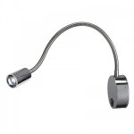 Applique - liseuse murale - flexible orientable - dio flex - led - gris slv