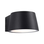 Applique murale ext�rieure led capea - 3000 k - aluminium noir - sans d�tecteur de mouvement paulmann ...