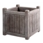 Bac carr - gris crus - 31 litres - charme 13810 eda plastiques