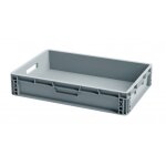 Bac de manutention gerbable - 70l - charge maxi 50kg fond renforc 400x600x400 viso