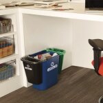 Bac de s�paration - pour corbeille � papier rectangulaire rubbermaid