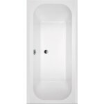Baignoire avec vidage - 170 x 70 cm - frisbee leda