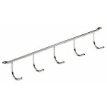 Barres accroche - torchons sous tablette - 5 crochets hettich