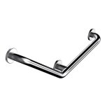 Barre d'appui coud�e - 135� - 3 points - inox care droite normbau
