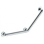 Barre d'appui - coud�e 135� - 3 points inox ultrapolish delabie
