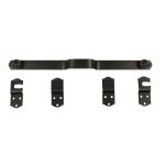 Barre de sécurité pour volet en bois - acier noir - longueur 450 mm torbel Barre de sécurité pour volet en bois - acier noir - longueur 450 mm torbel