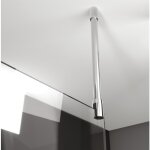 Barre de stabilisation au plafond - pour parois 5 - 6 et 8 mm leda